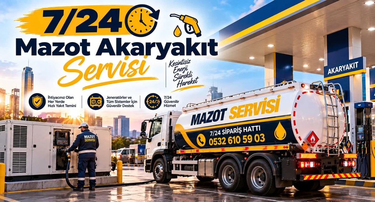 7/24 Mazot Akaryakıt Servisi