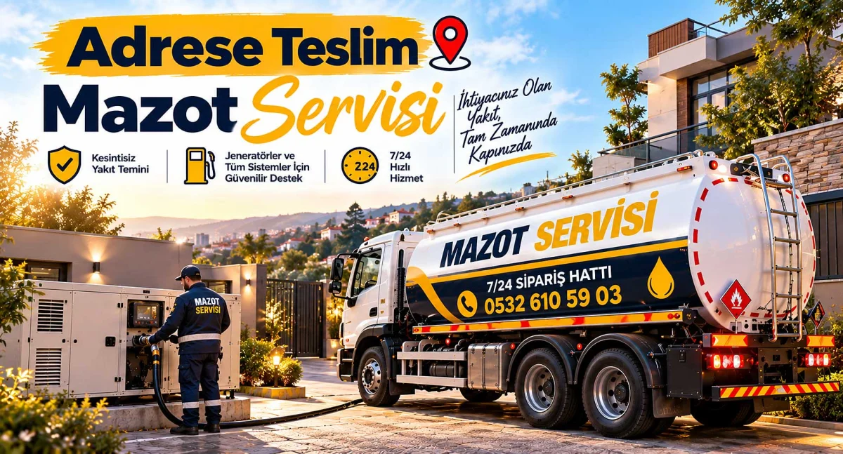 Konut ve Site İçin Adrese Teslim Mazot