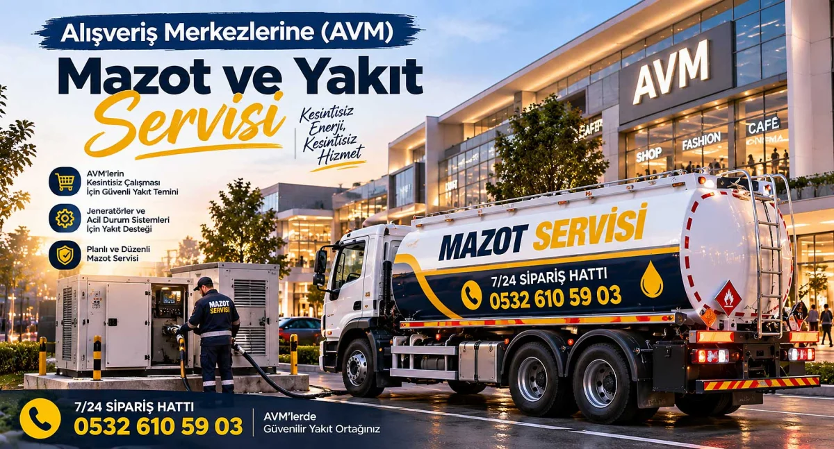 Alışveriş Merkezlerine (AVM) Mazot ve Yakıt Servisi