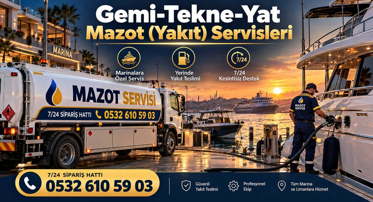 Gemi-Tekne-Yat Mazot (Yakıt) Servisleri