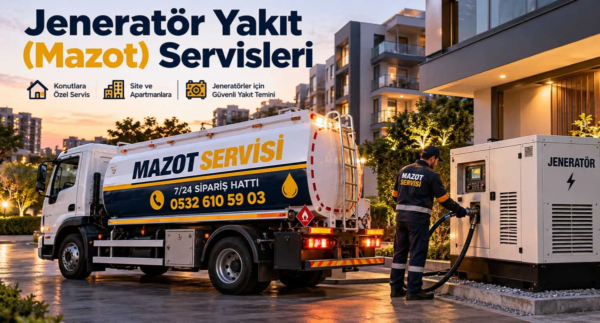 Jeneratör Yakıt (Mazot) Servisleri