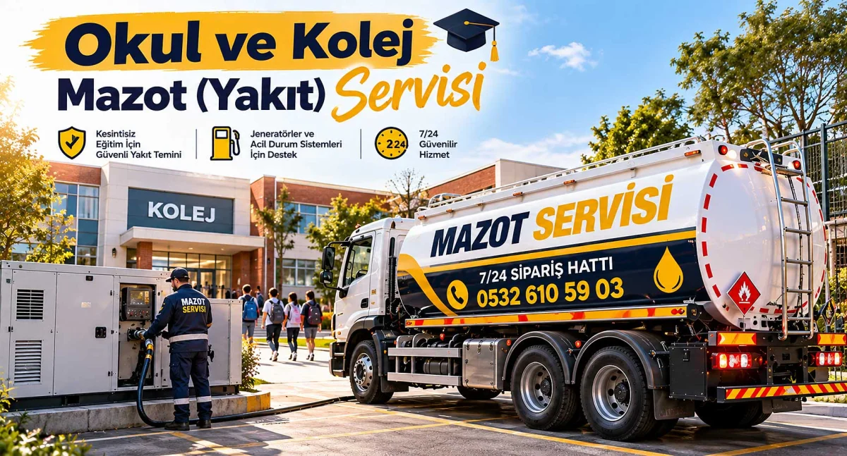 Okul ve Kolej Mazot (Yakıt) Servisi